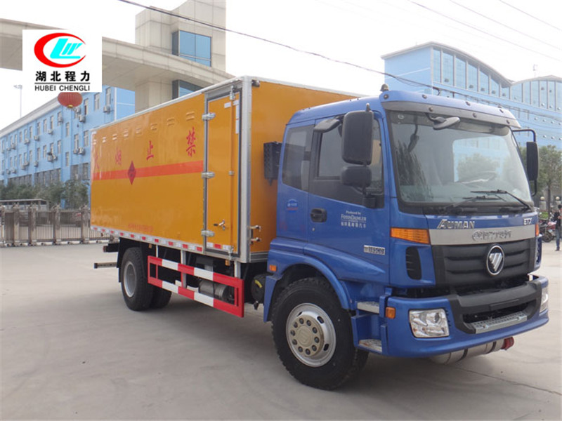 福田歐曼6.2米易燃氣體廂式運輸車【二類】